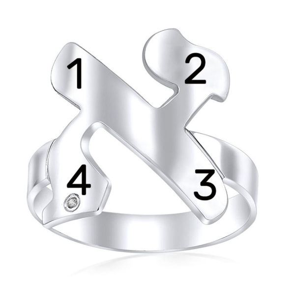 Alef Ring with Names - Image 3
