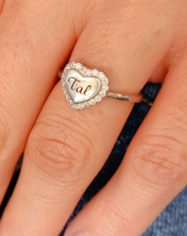 Heart Ring with Engraving
