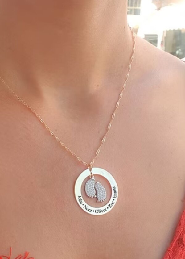 Footprints of Love Necklace