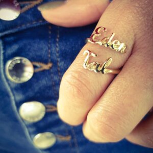 Two-name Ring 