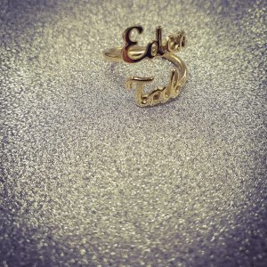 Ring with 2 Names