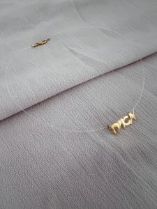 Floating Name Necklace