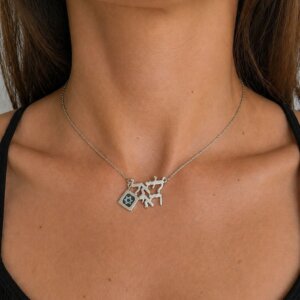 שרשרת שם האישית עם צ׳יפ תנ״ך מלא